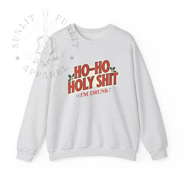 Ho Ho Holy Sh*t NSFW Funny Christmas Sweater - Sunlit Funlit Country Music Tees